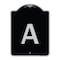 Signmission Sign with Letter A Heavy-Gauge Aluminum Architectural Sign, 24" x 18", BS-1824-22964 A-DES-BS-1824-22964 - alternate 1